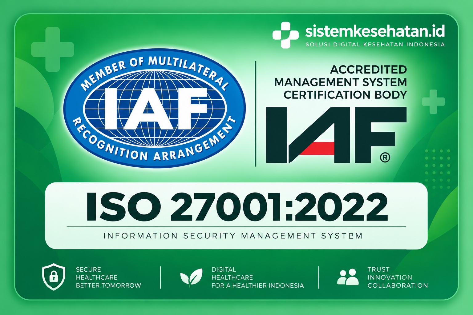 Tersertifikasi ISO/IEC 27001:2022